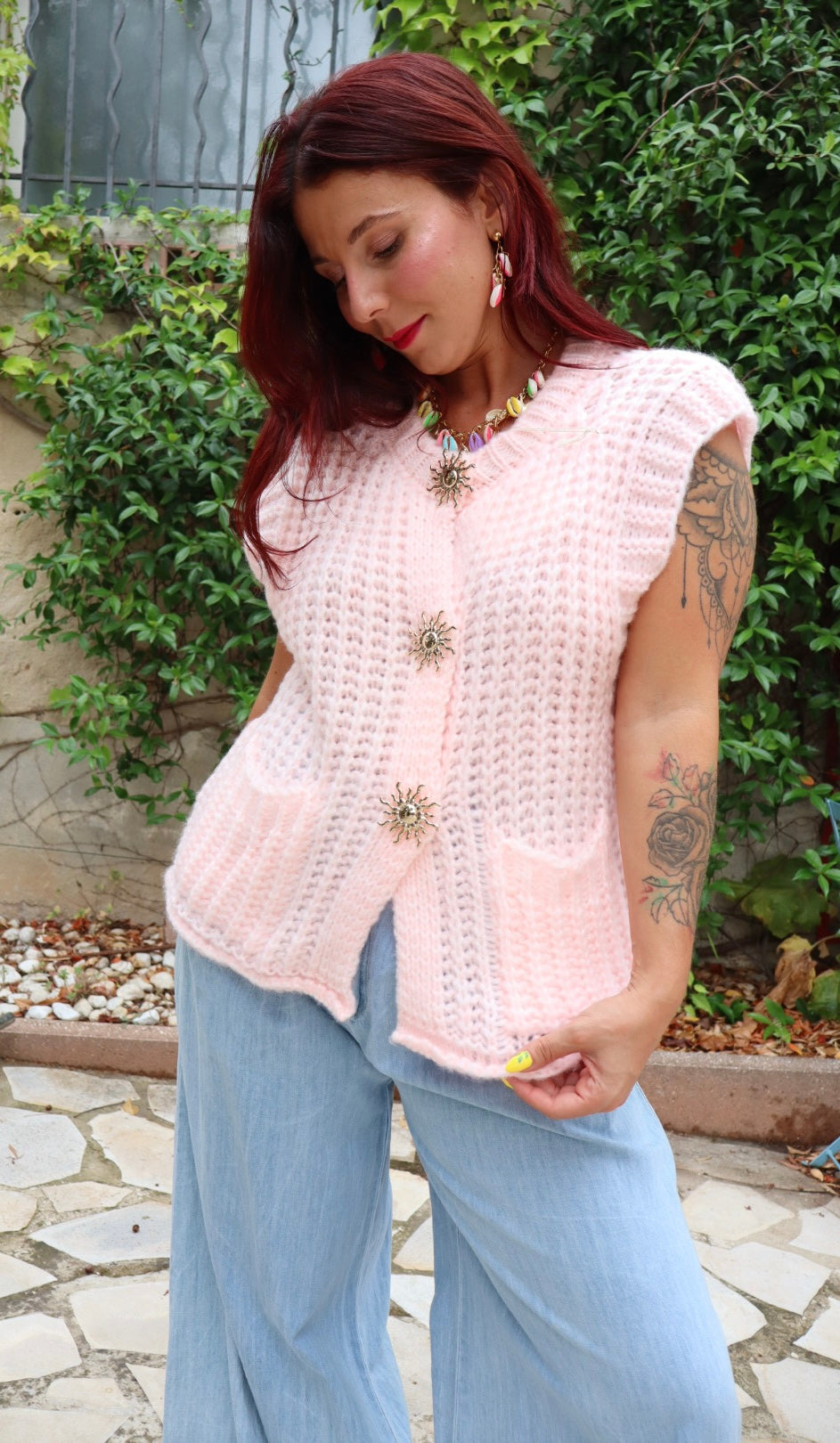 Cardigan soleil