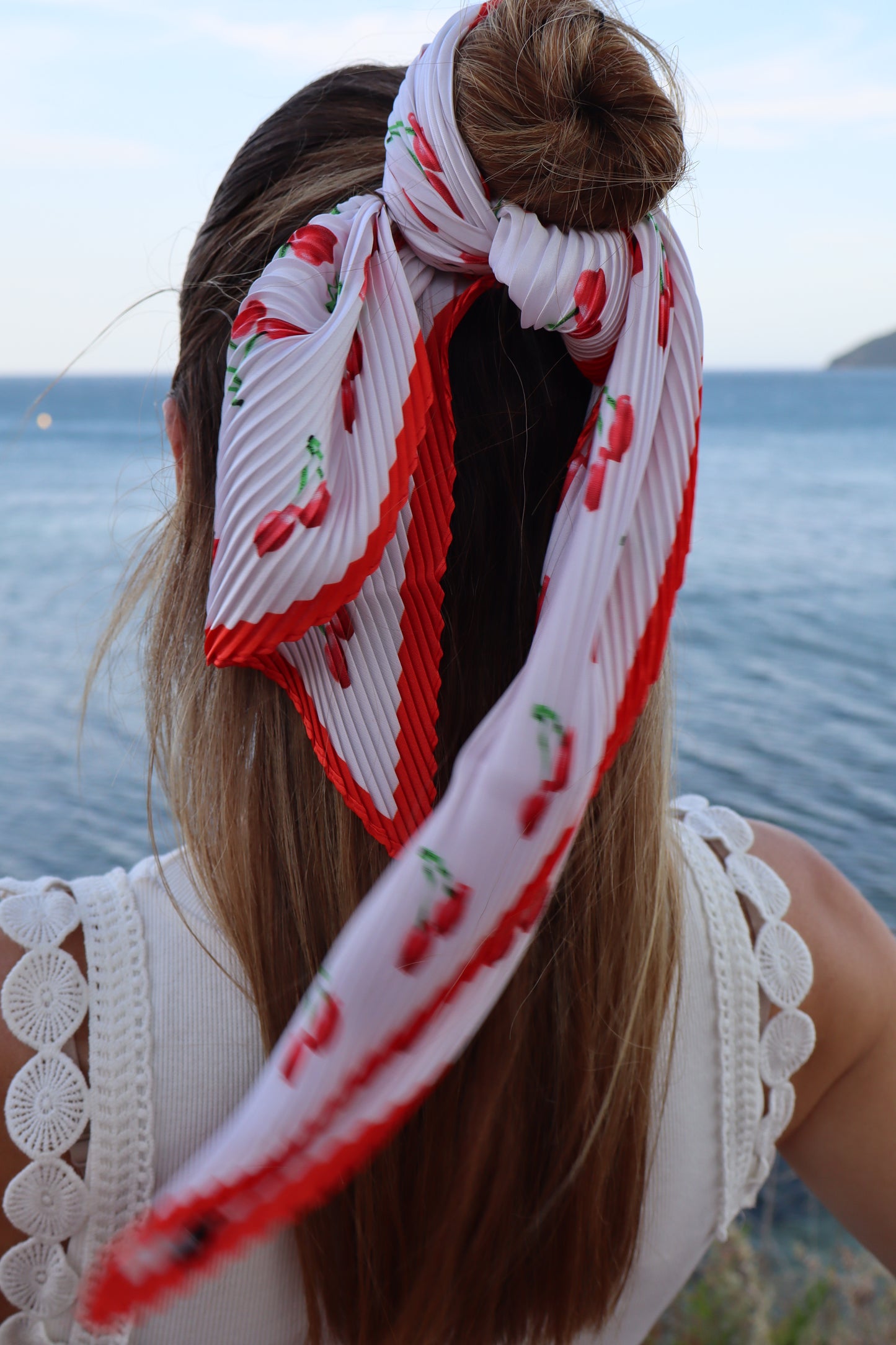 Foulard cerise