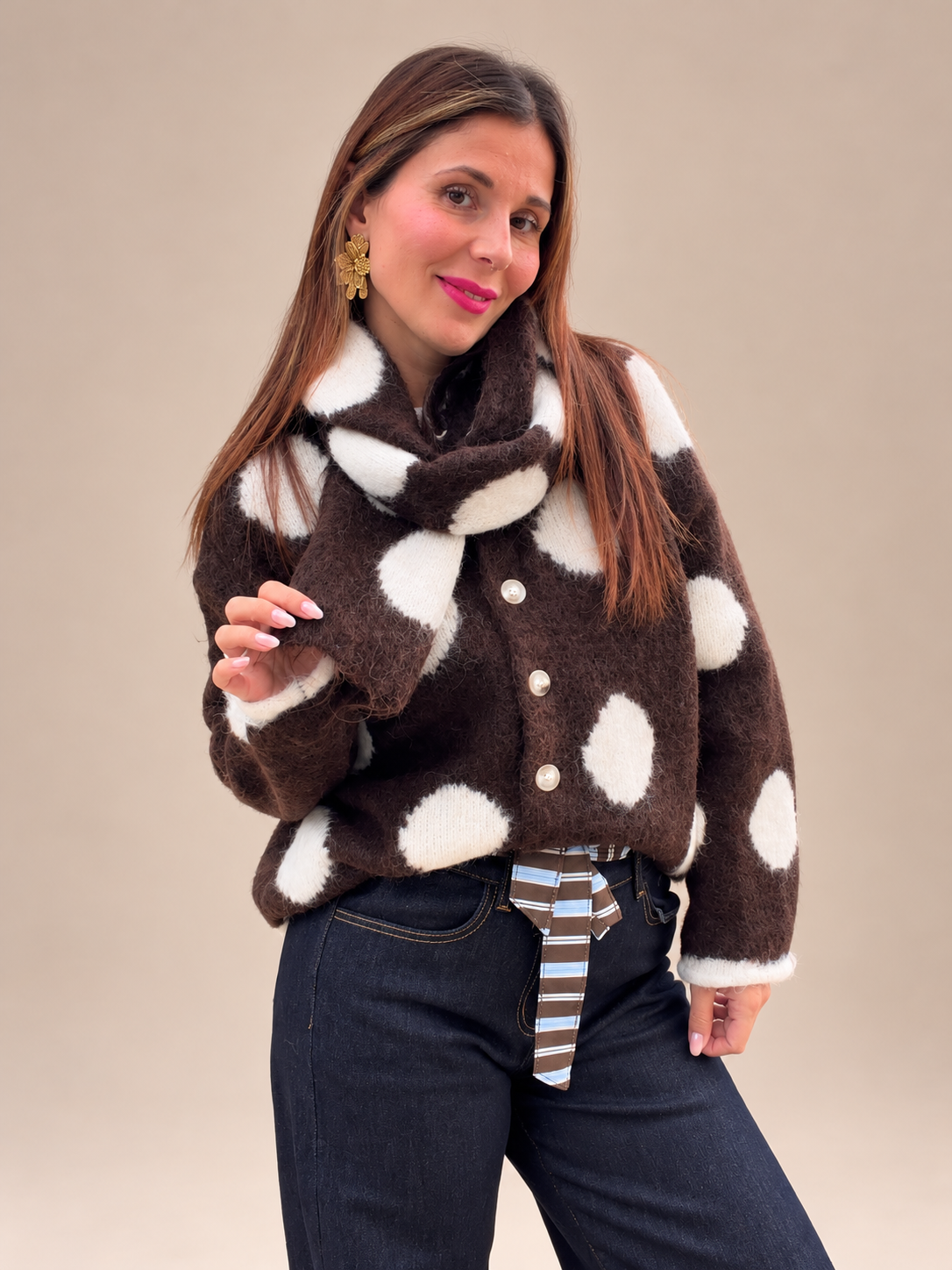Gilet écharpe Hanaé