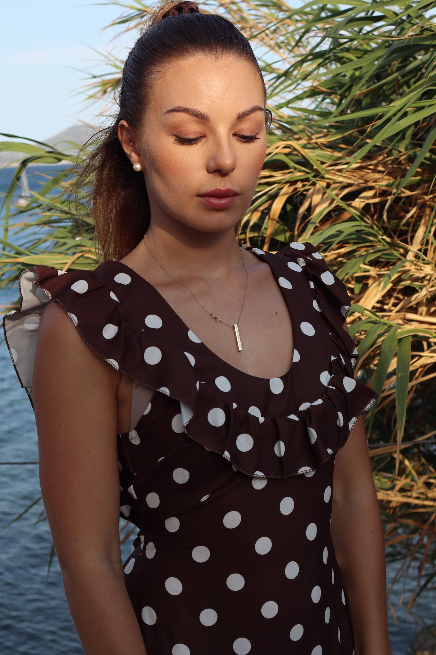 Robe Viviane marron