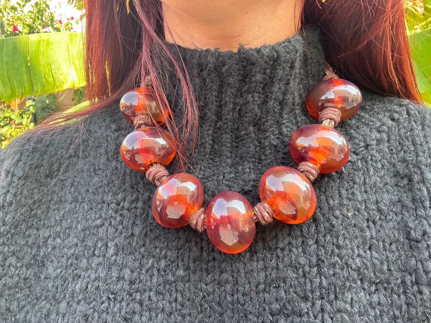 Collier ambre