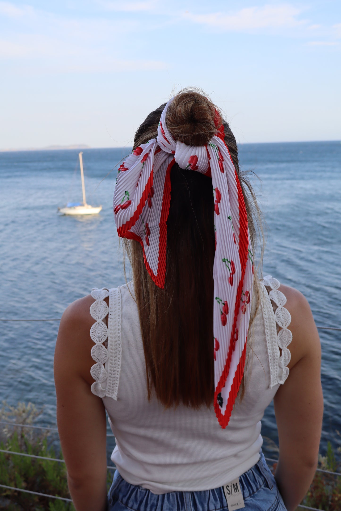 Foulard cerise