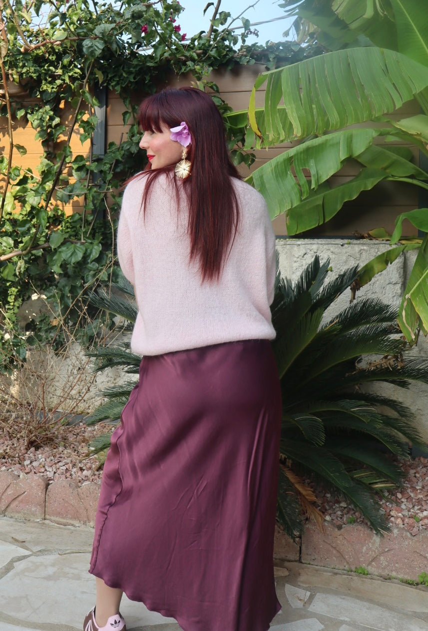 Jupe bordeaux