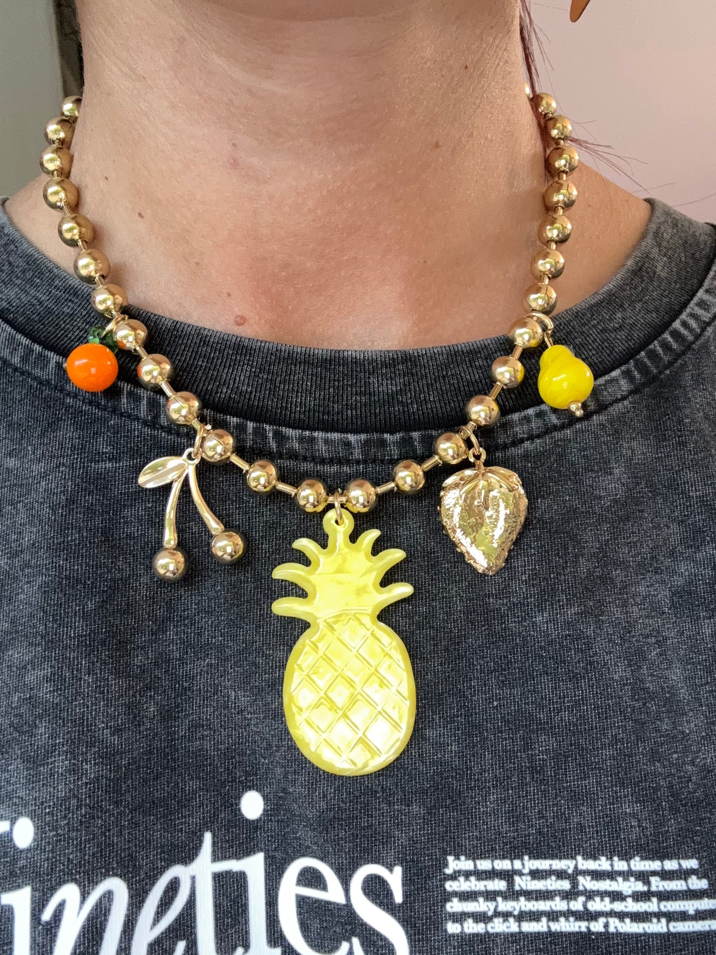 Collier ananas
