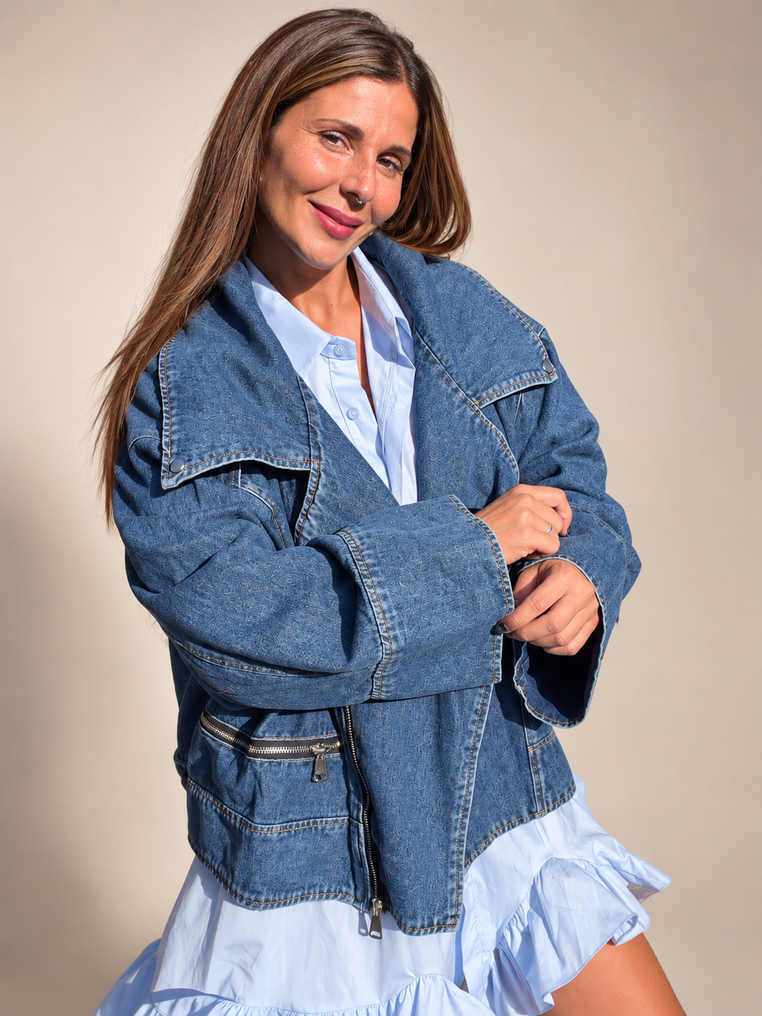 Trench en jean