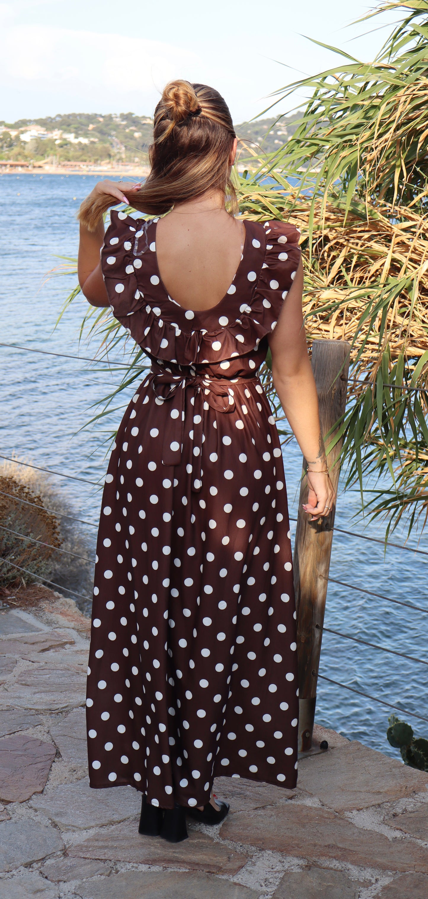 Robe Viviane marron