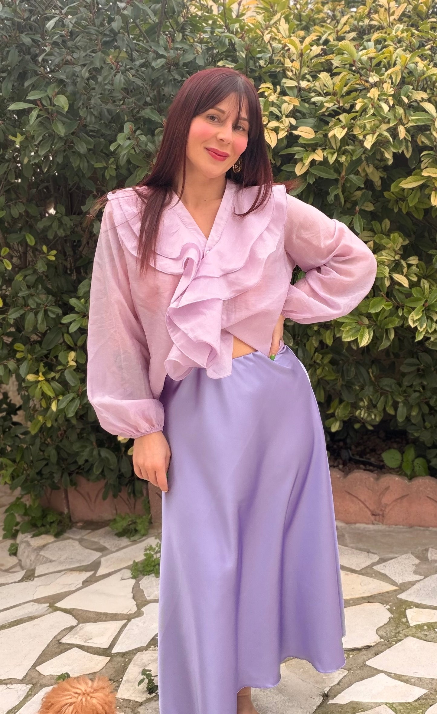 Jupe satinée raiponce