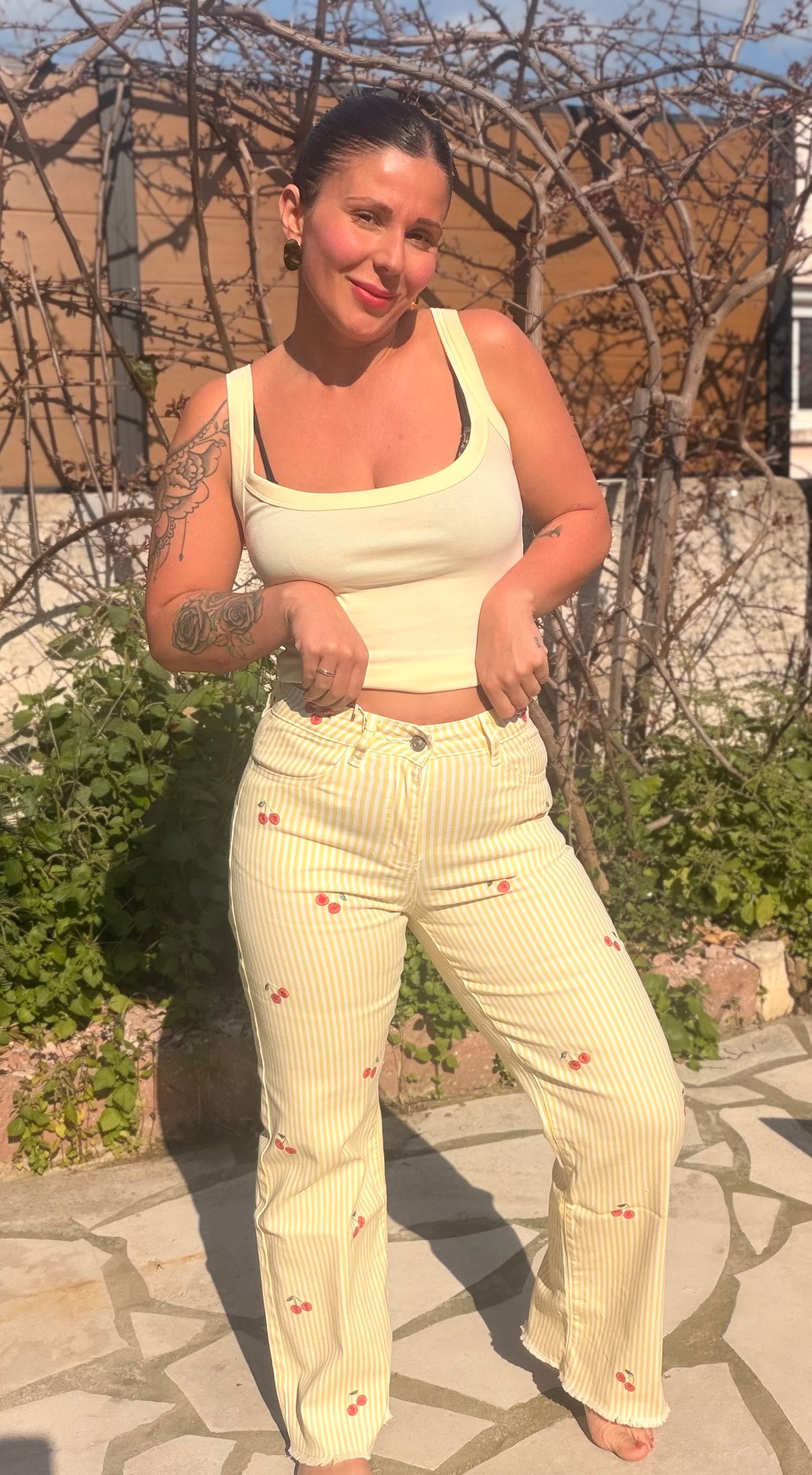 Pantalon cherry