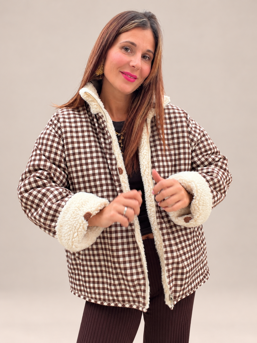 La veste polaire réversible