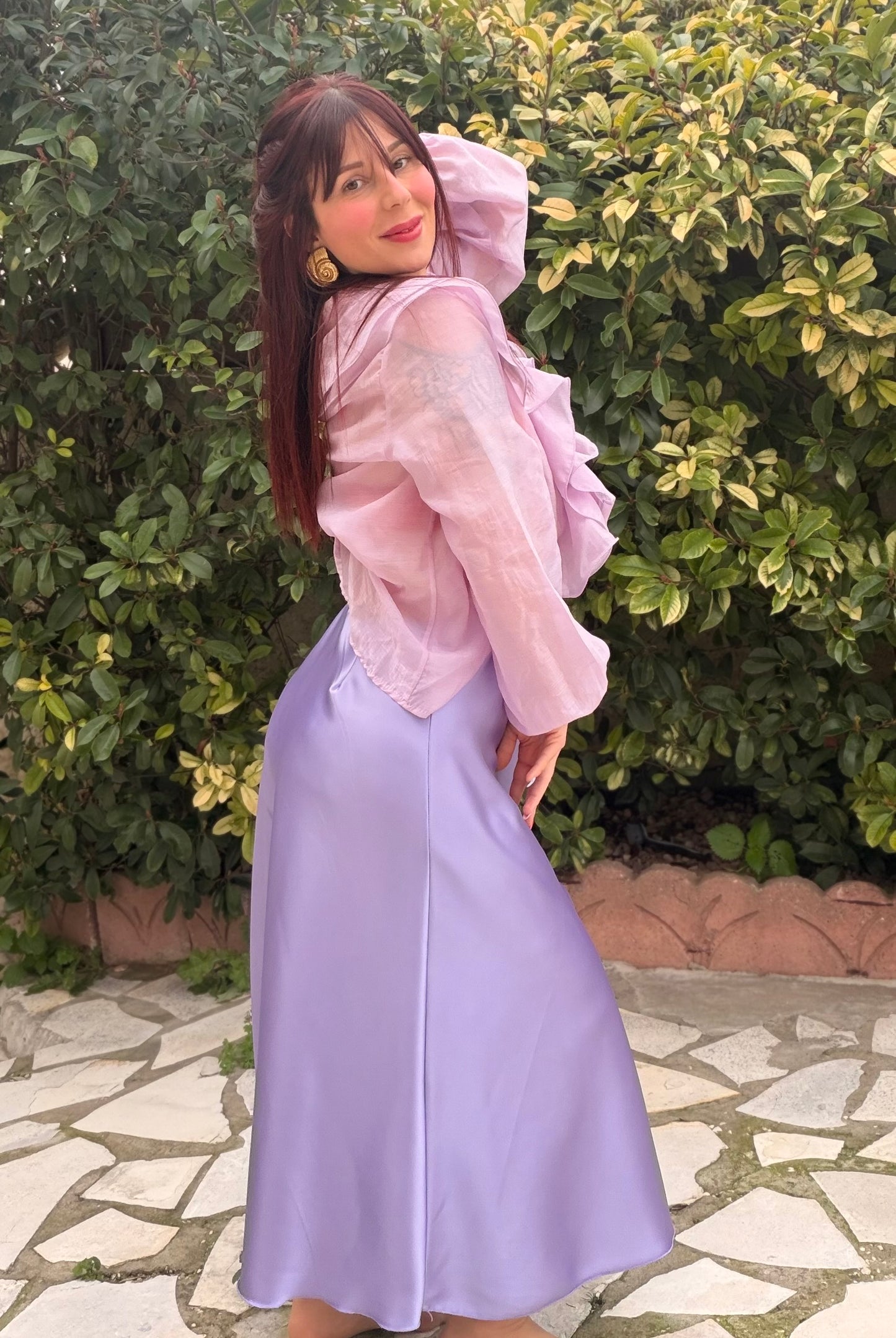 Jupe satinée raiponce