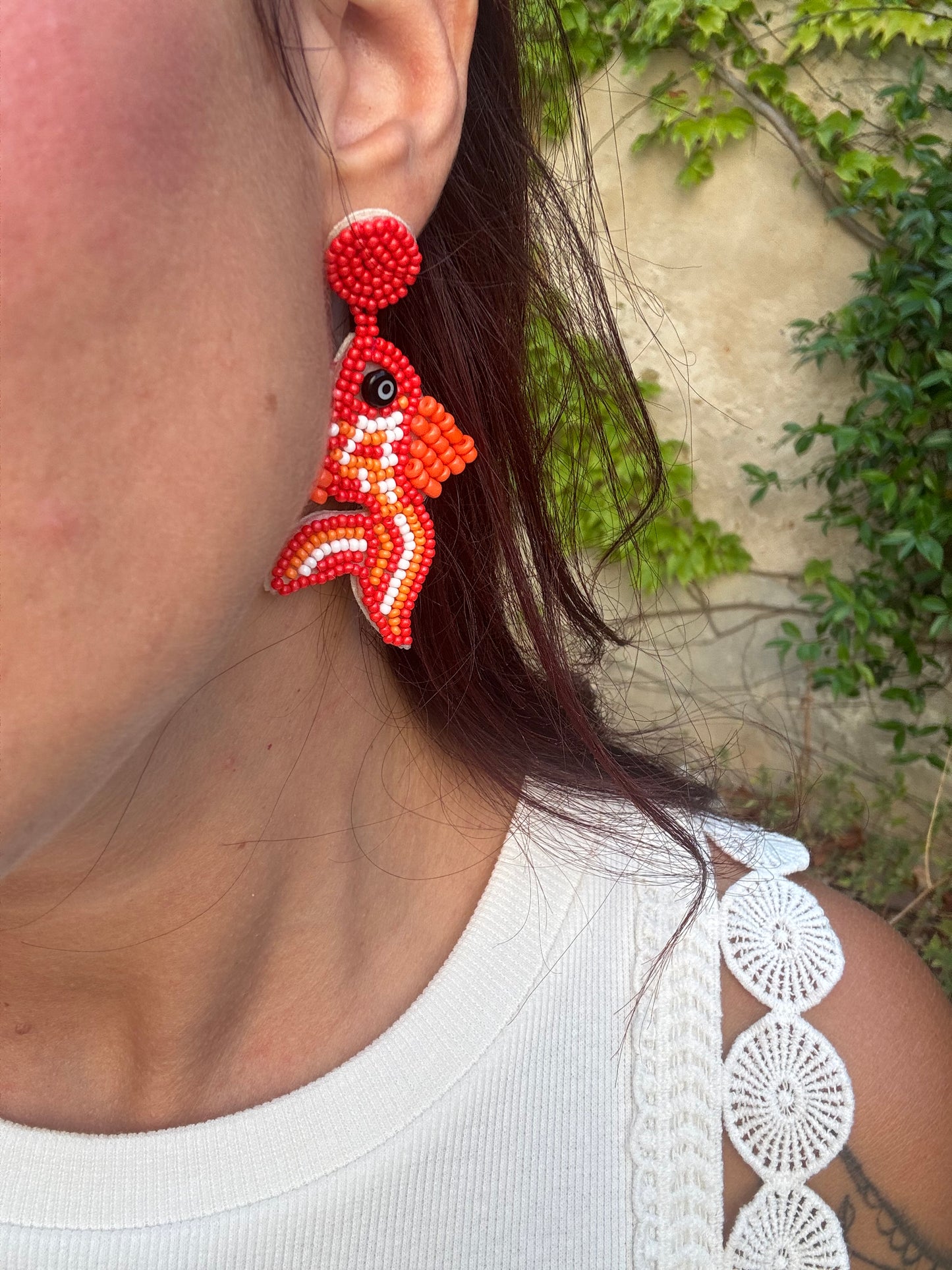 Boucle d’oreille poisson