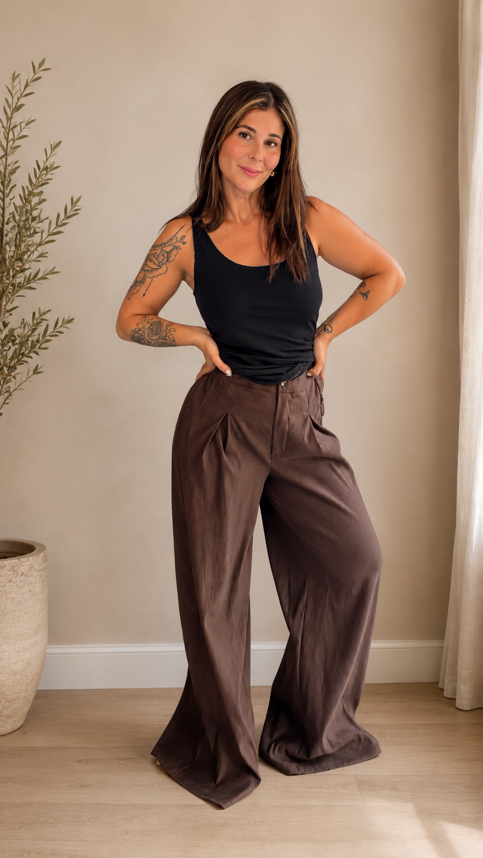 Pantalon en daim