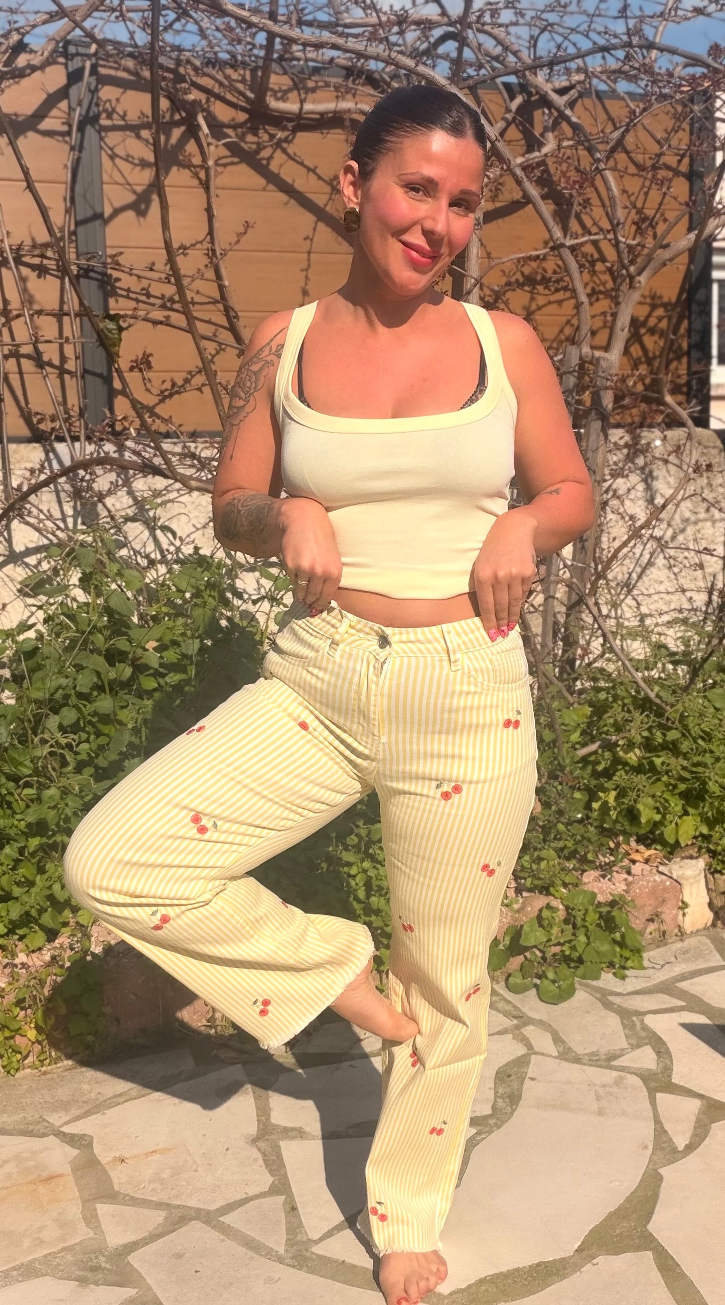 Pantalon cherry