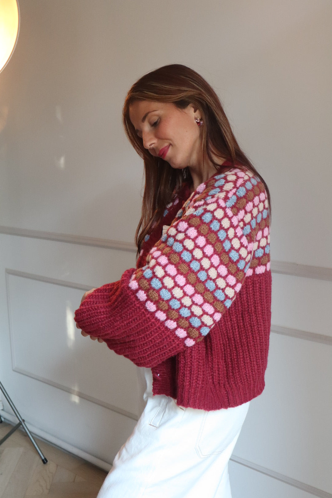 Gilet bordeaux