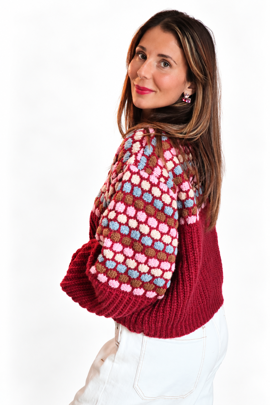 Gilet bordeaux