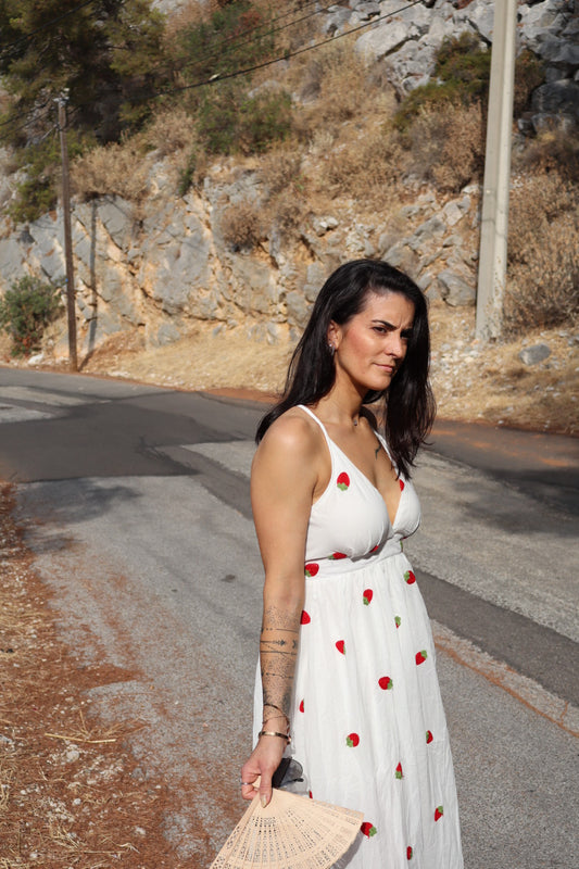 Robe fraise