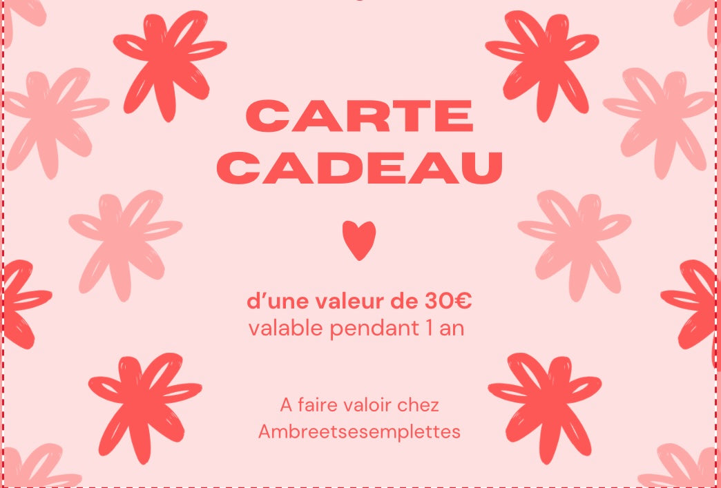 Carte cadeau 🎁