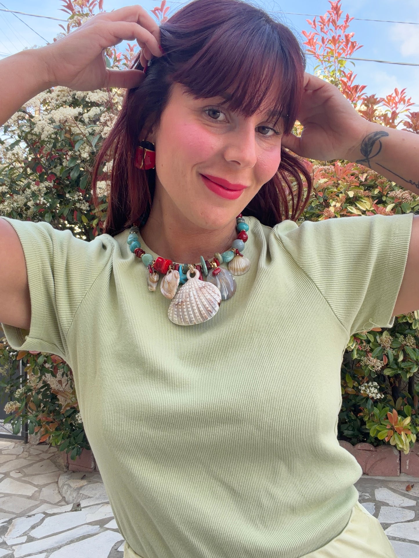 Collier coquillage