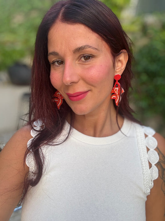 Boucle d’oreille poisson