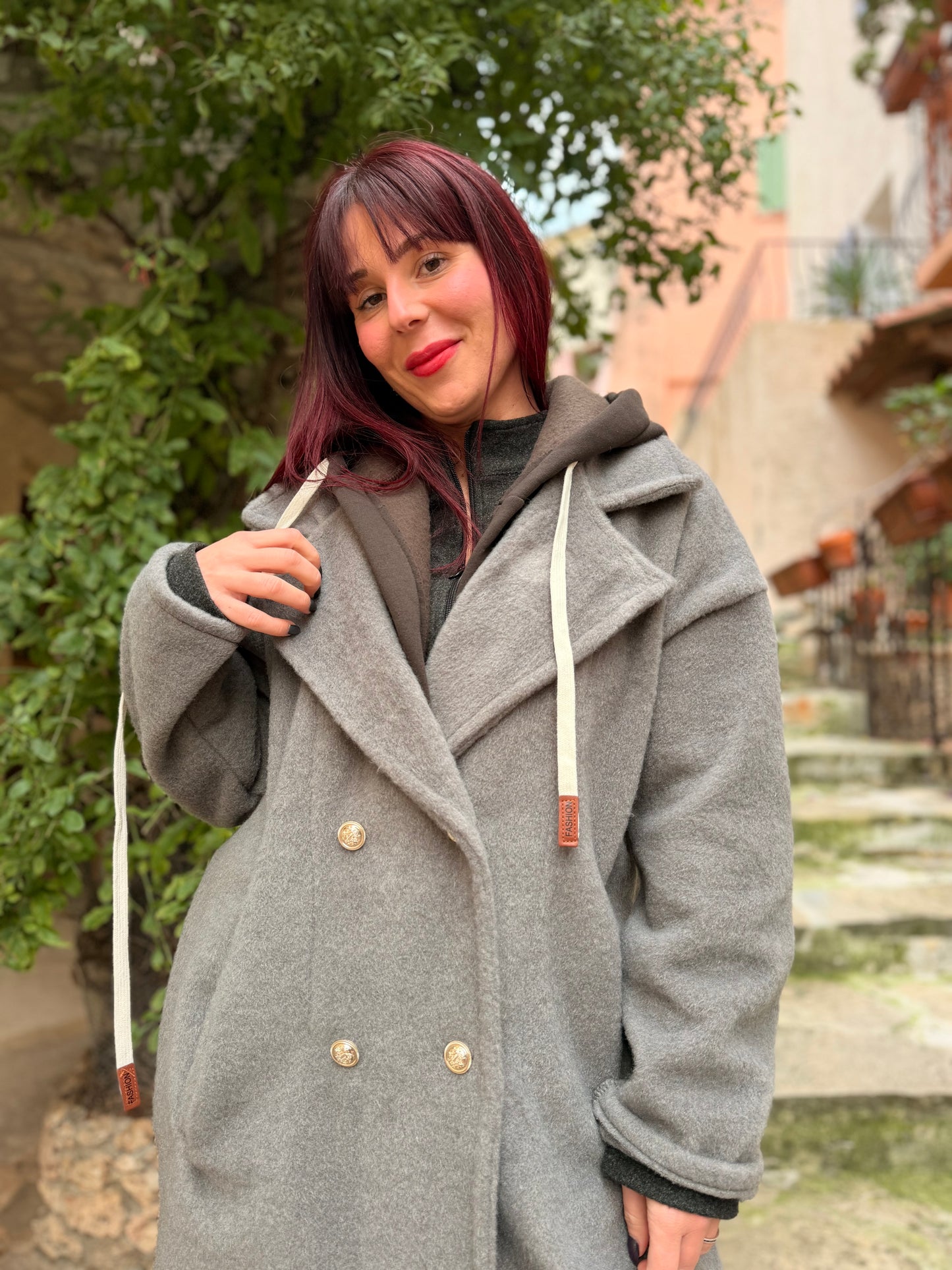 Manteau capuche