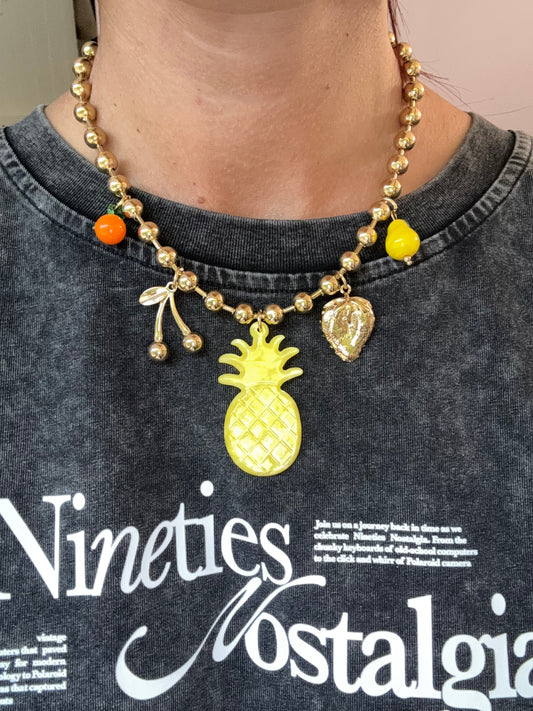 Collier ananas