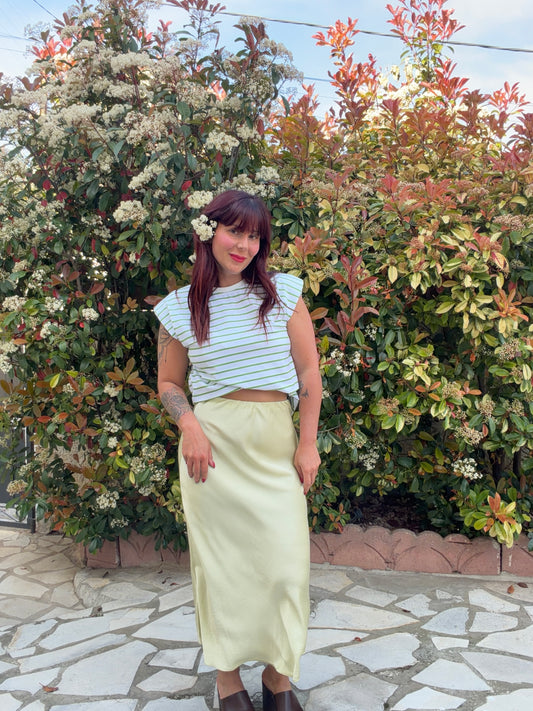 Jupe olive