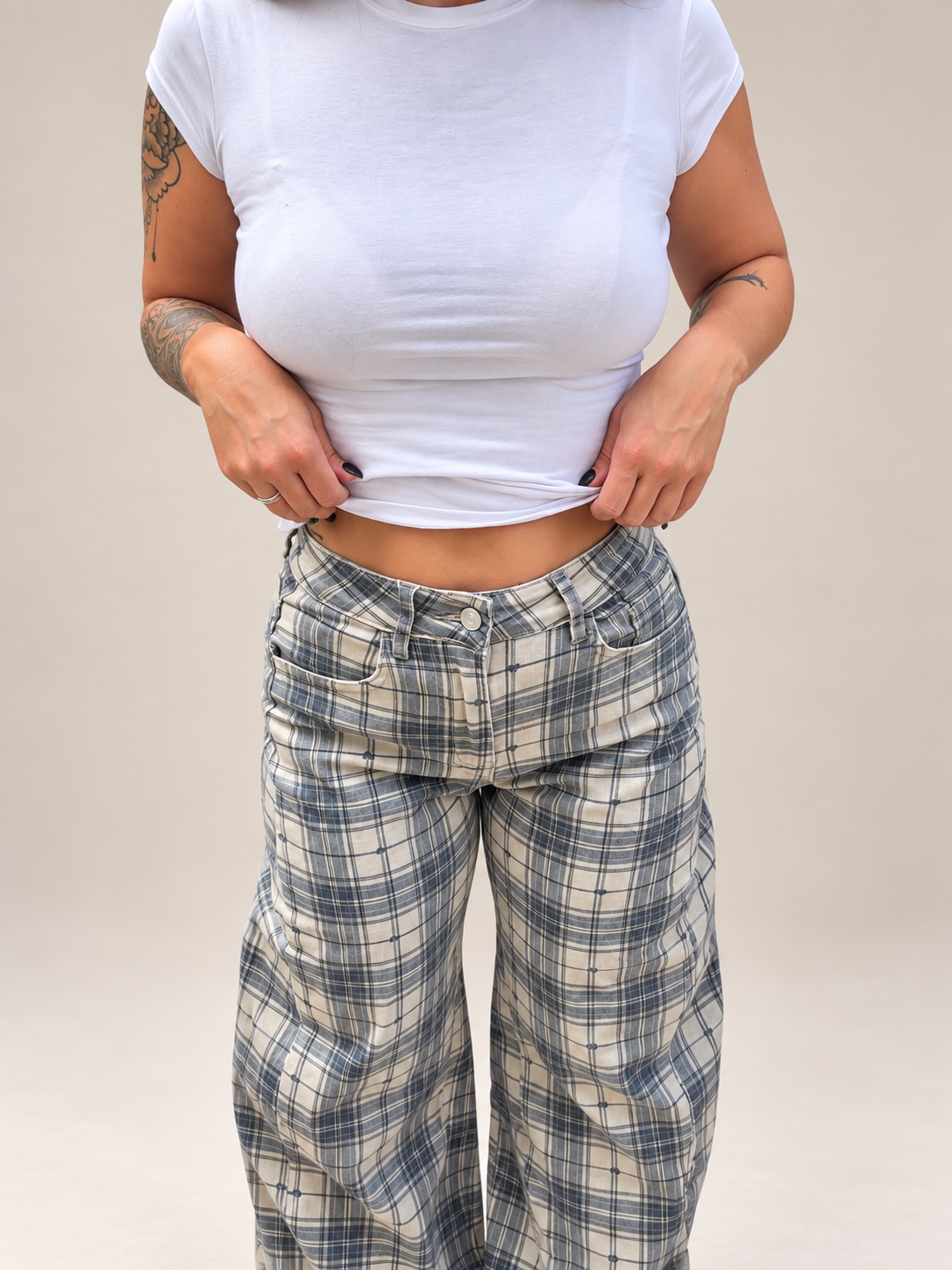 Pantalon carreaux