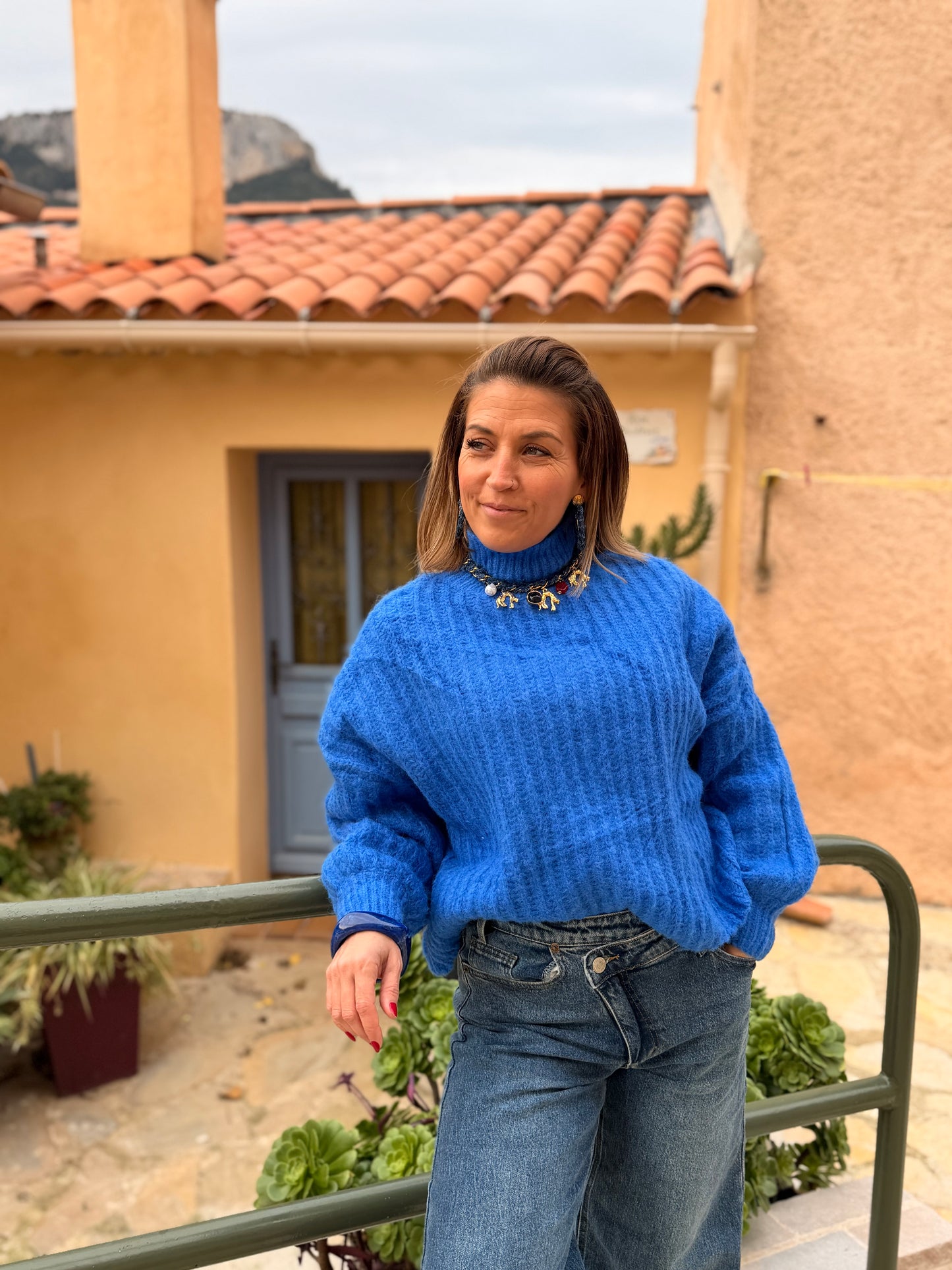 Pull bleu Laura