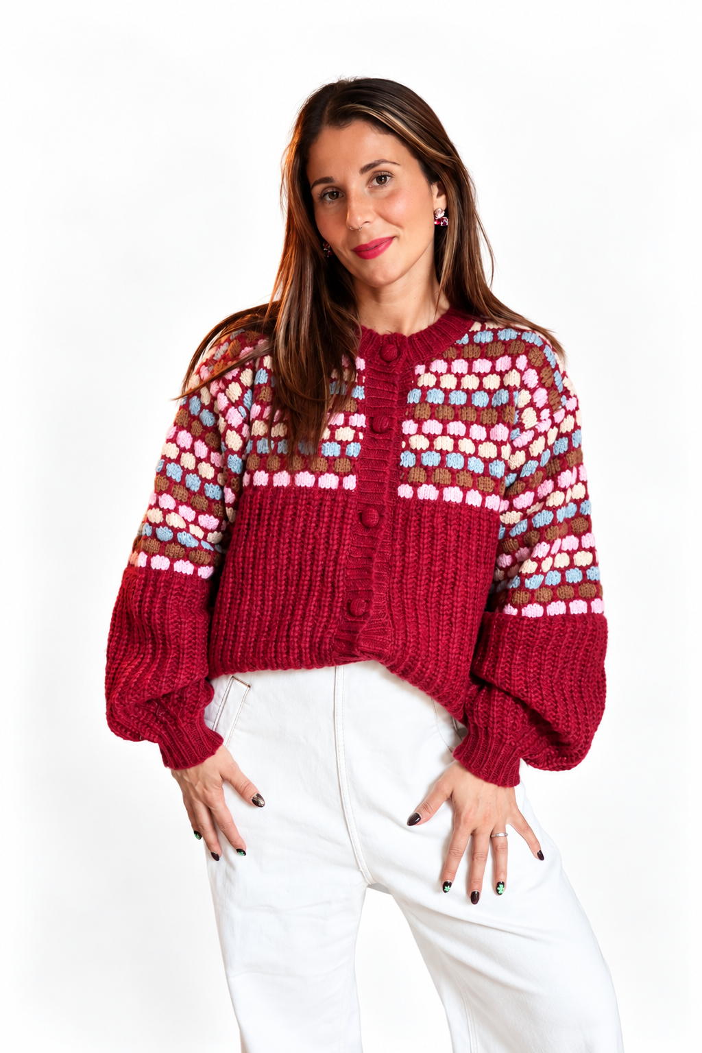 Gilet bordeaux