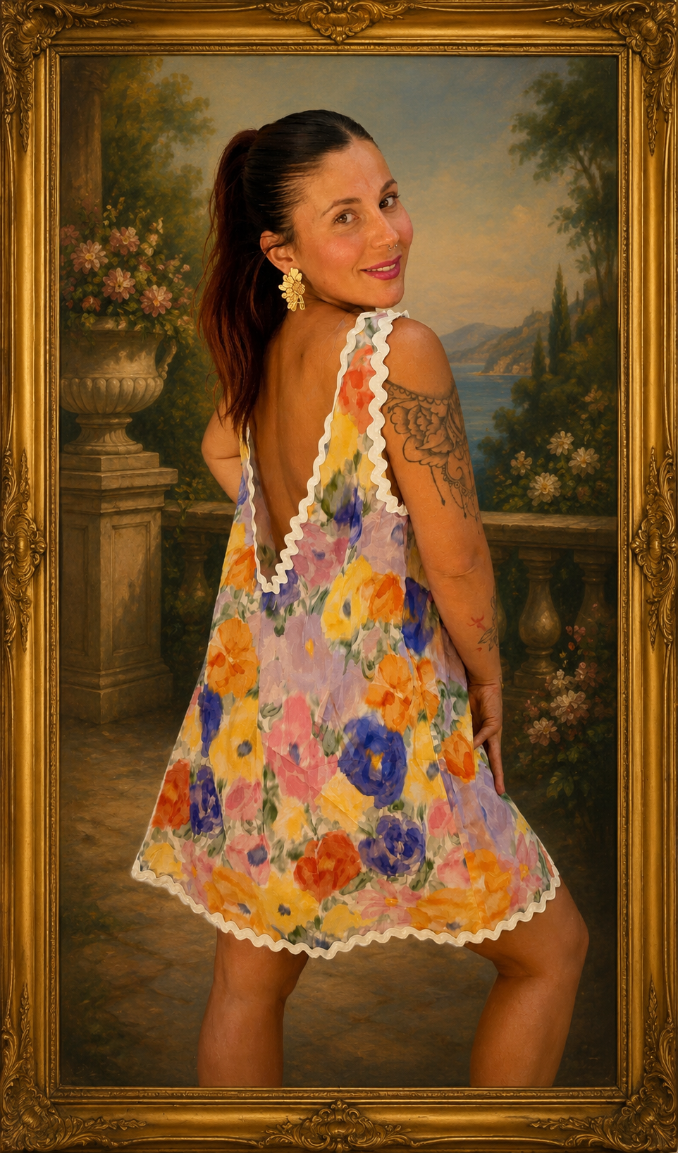 Robe œuvre d’art