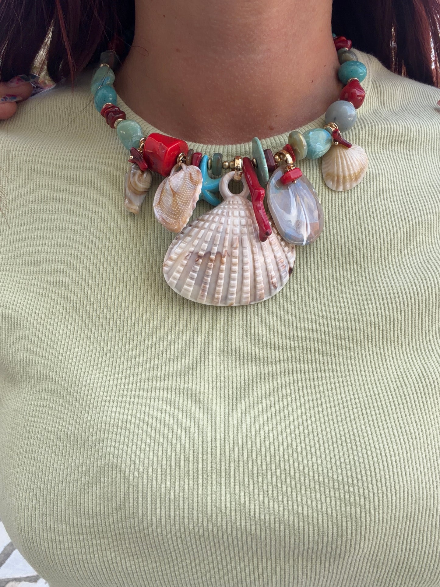 Collier coquillage