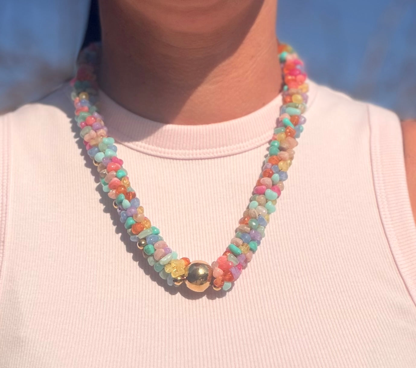 Collier arc en ciel