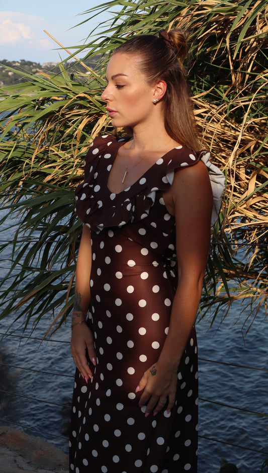Robe Viviane marron