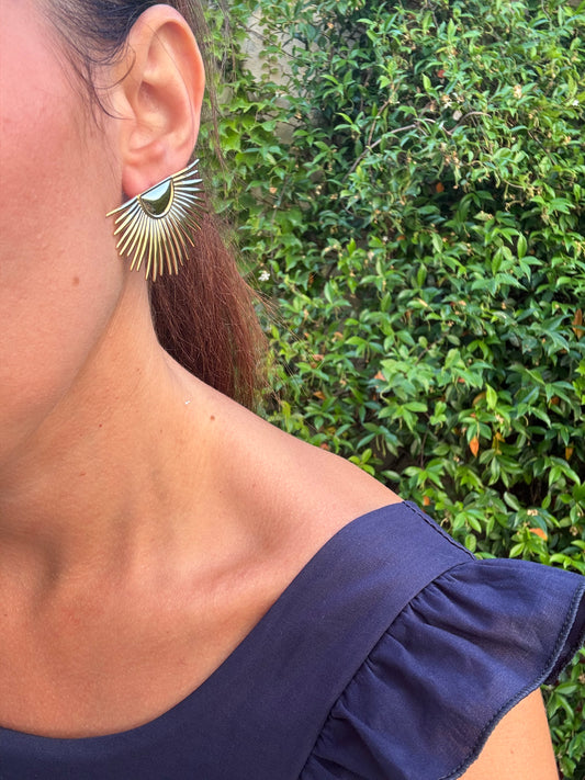 Boucle d’oreille soleil