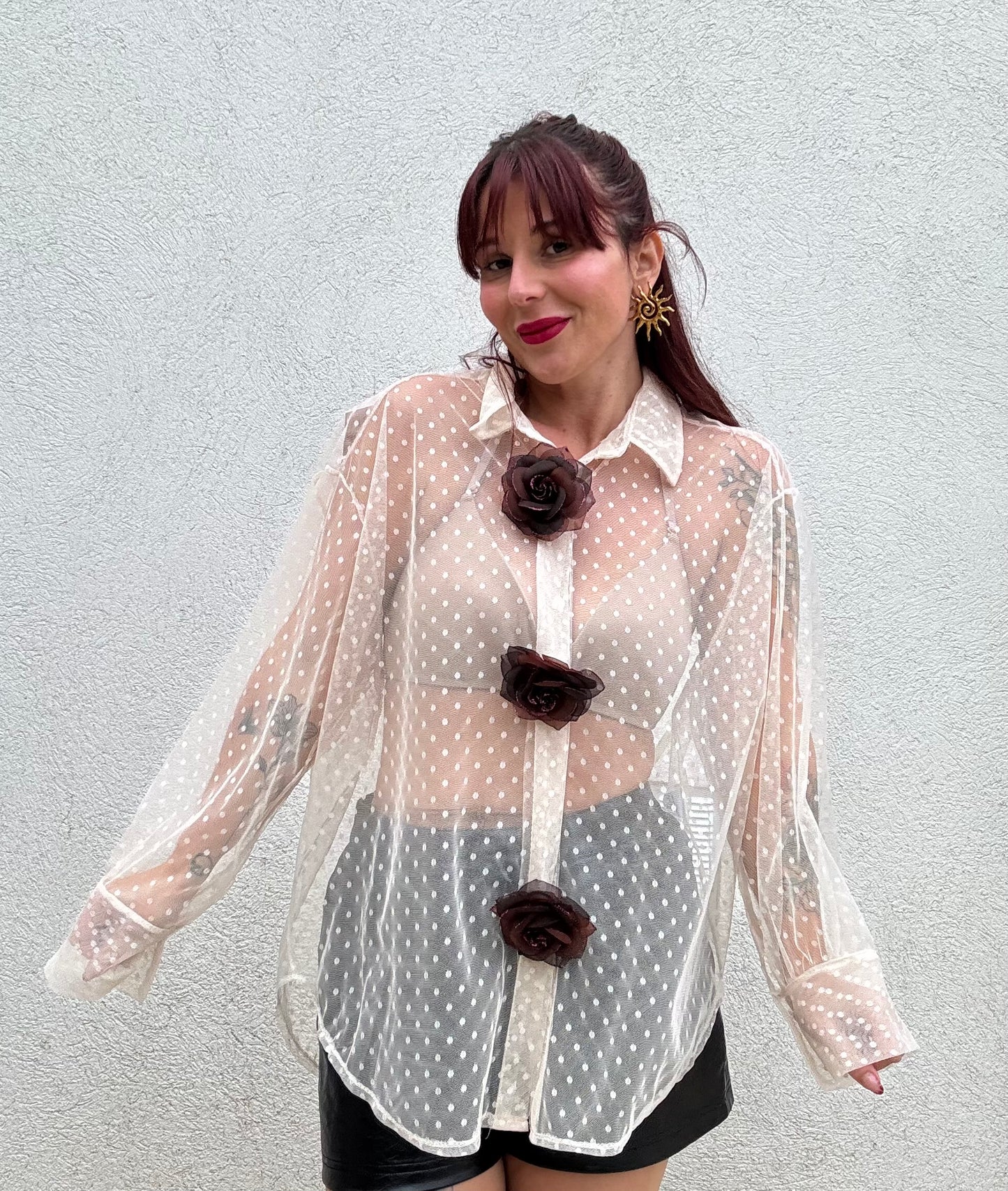 Chemise rose