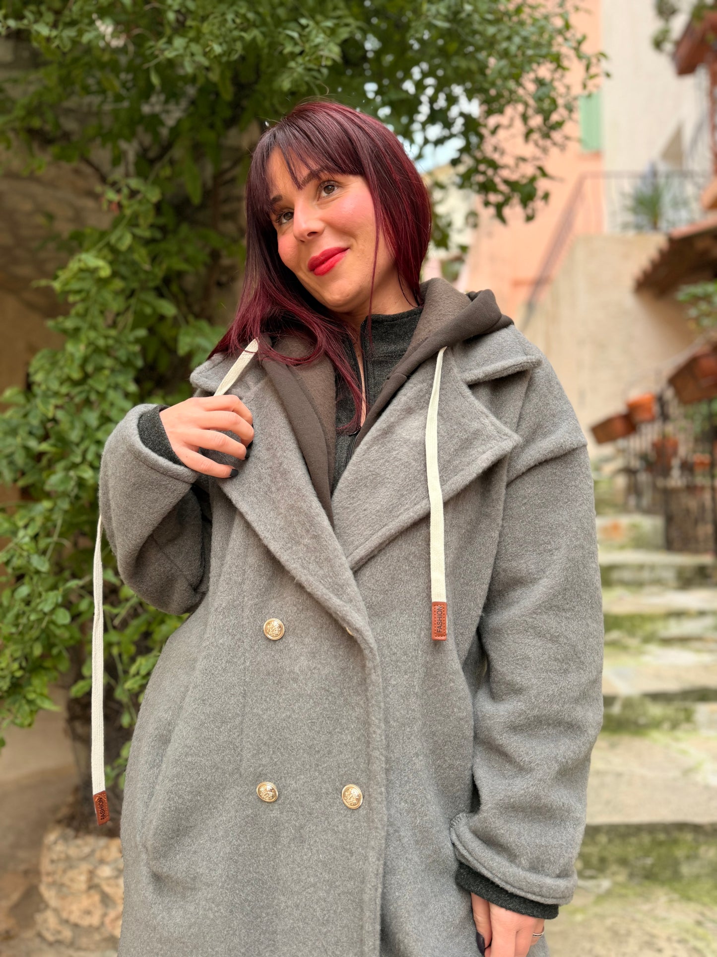 Manteau capuche