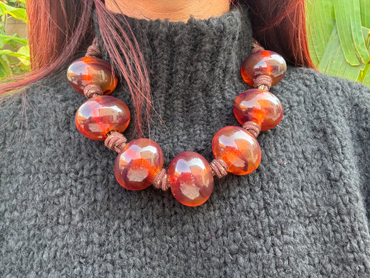 Collier ambre