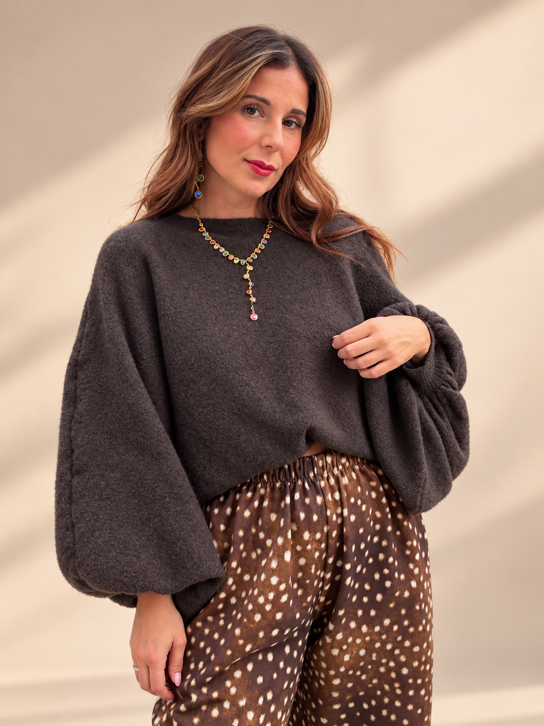 Pull Marron chocolat