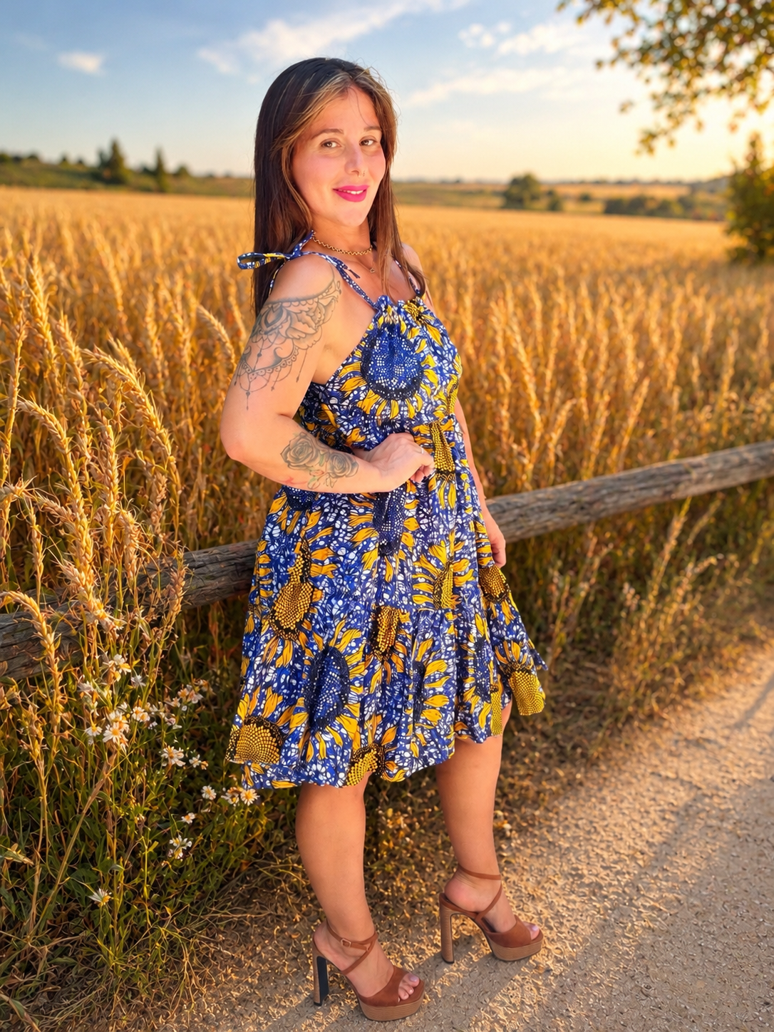 Robe tournesol