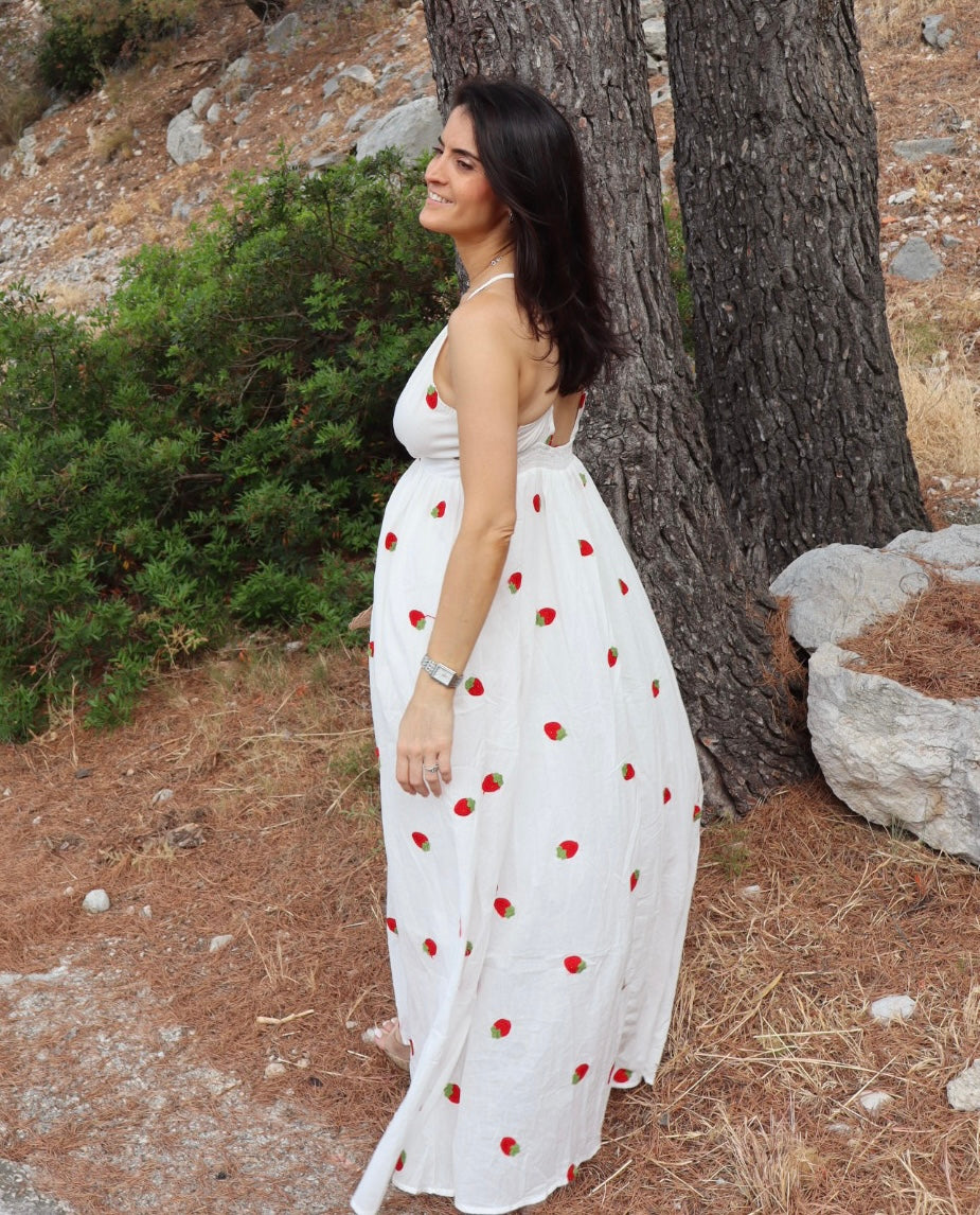 Robe fraise
