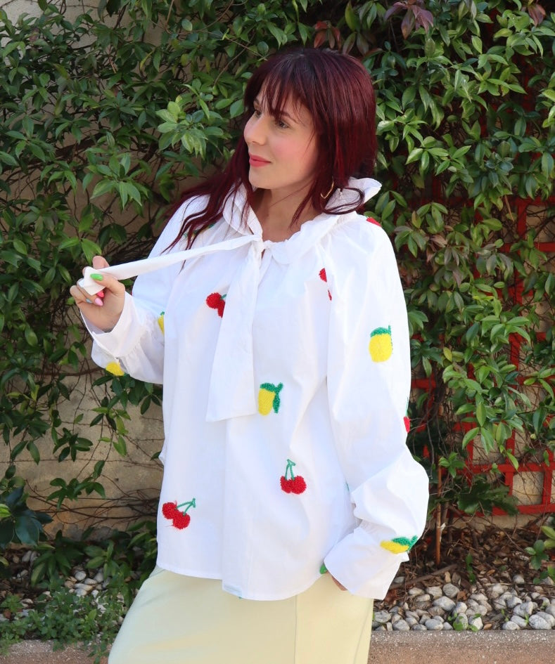 Blouse multifruits