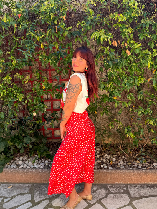 Jupe fraise