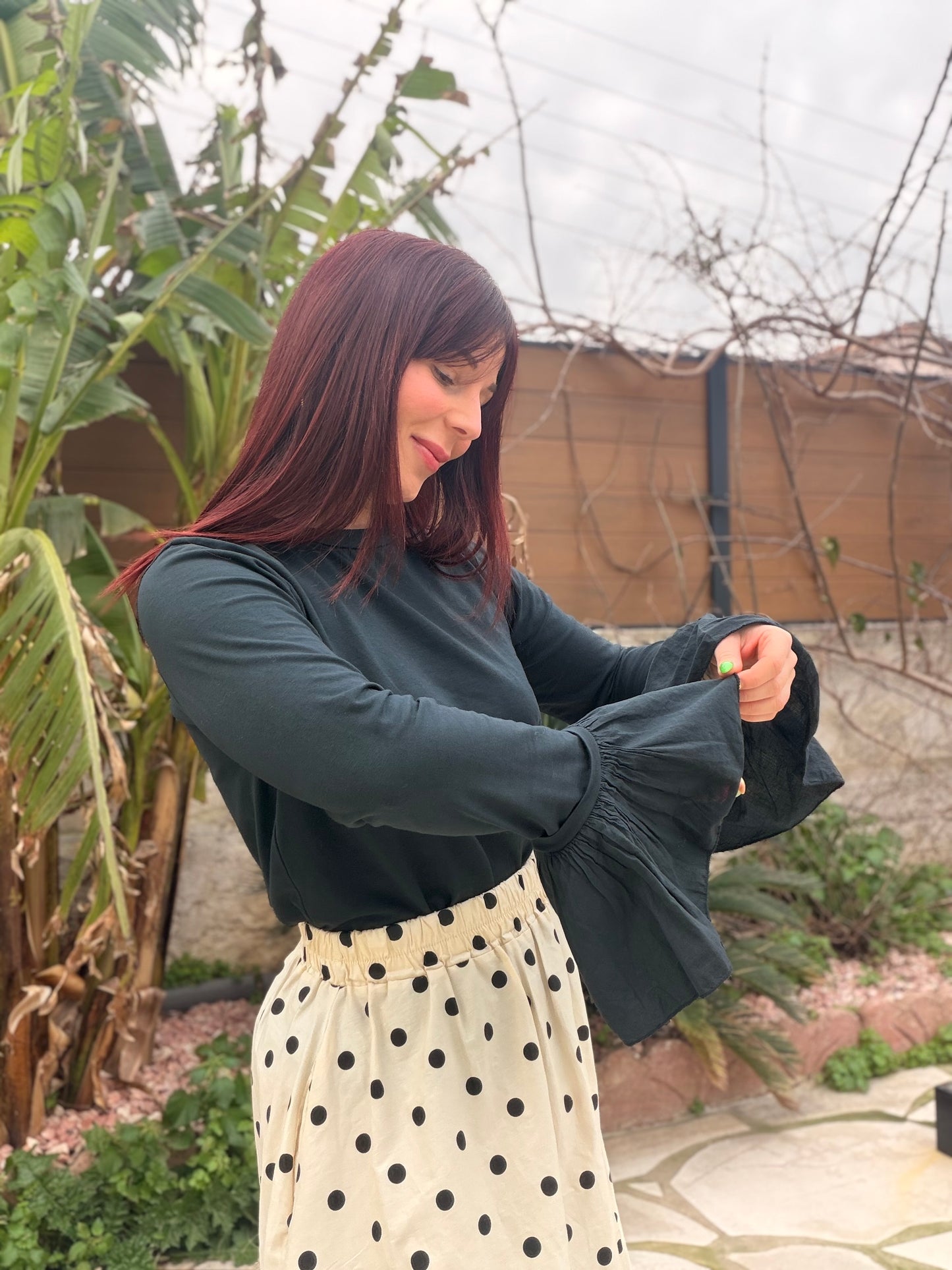 Haut flamenco noir