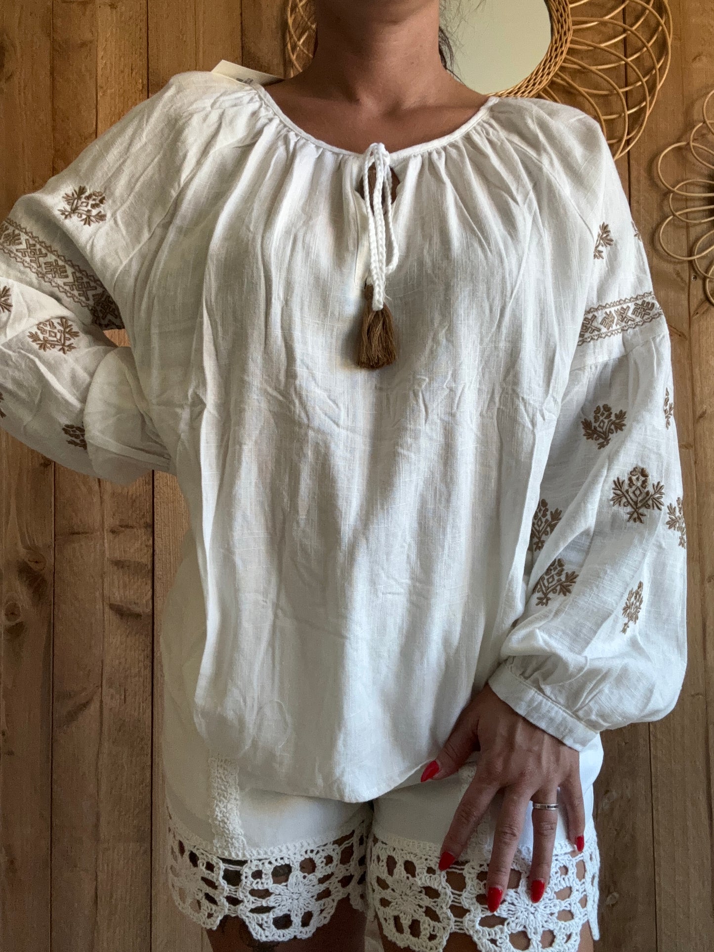 Blouse beige