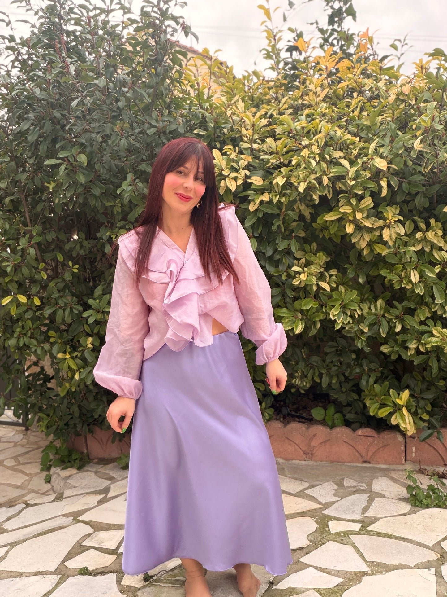 Jupe satinée raiponce