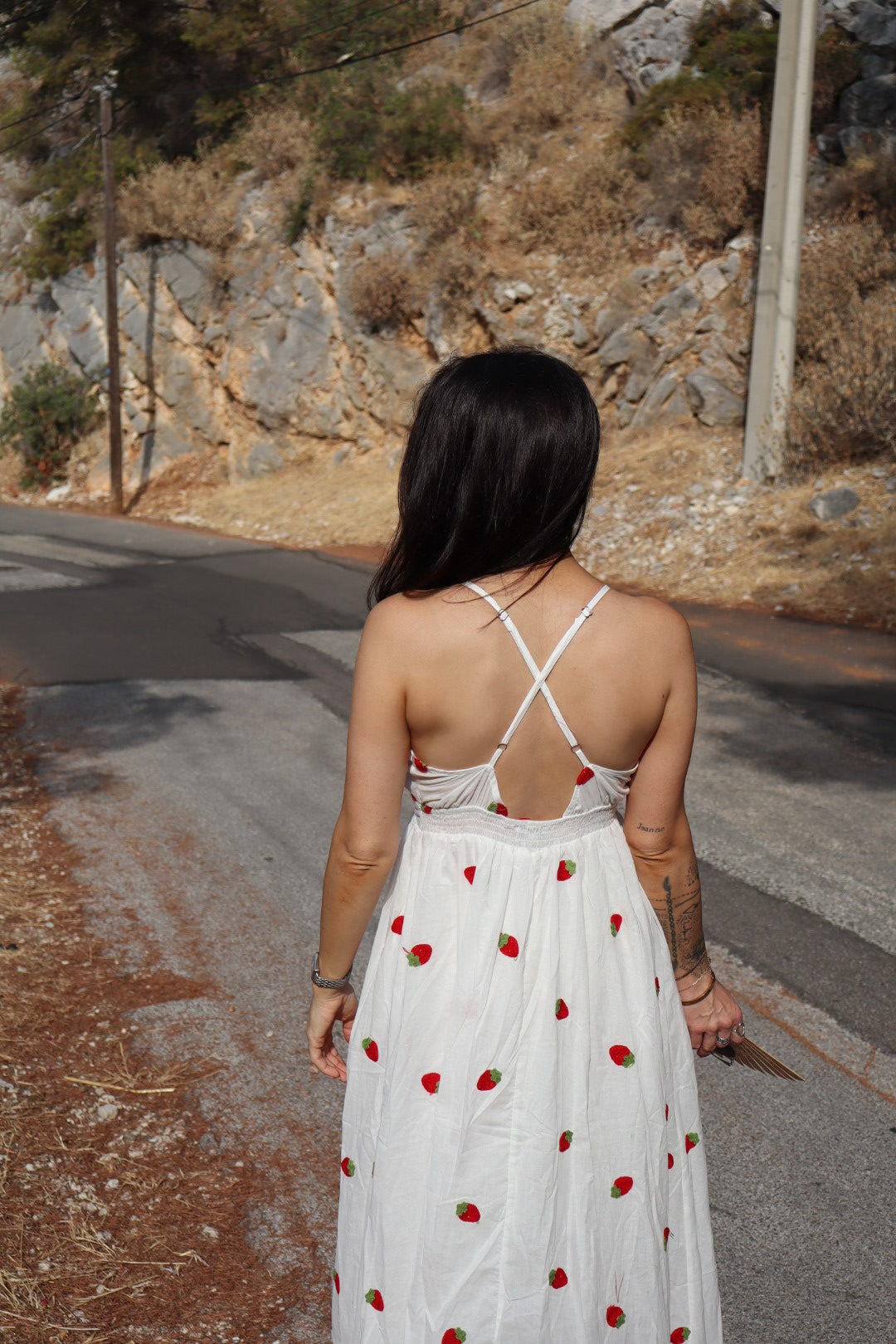 Robe fraise