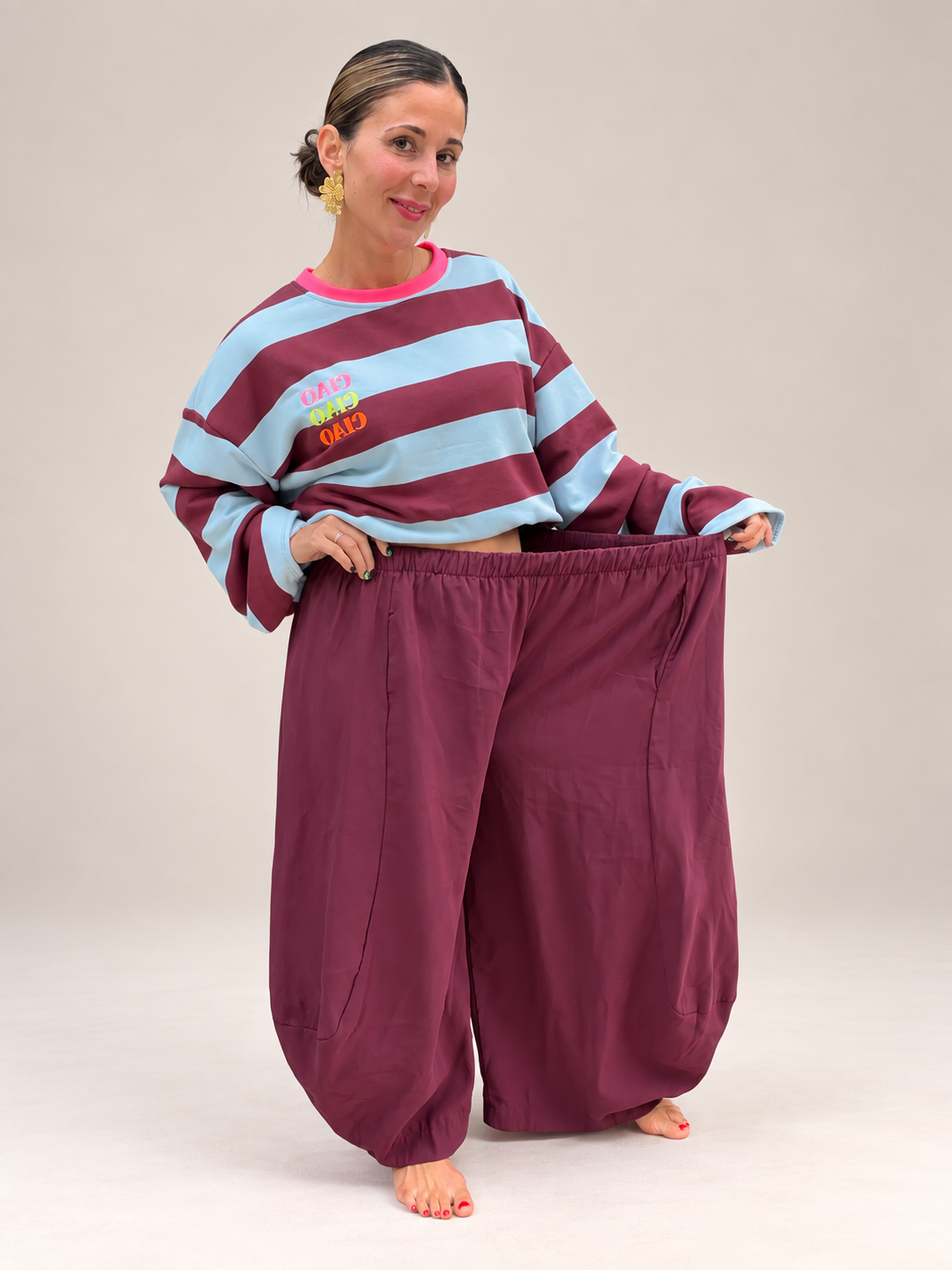 Sarouel prune
