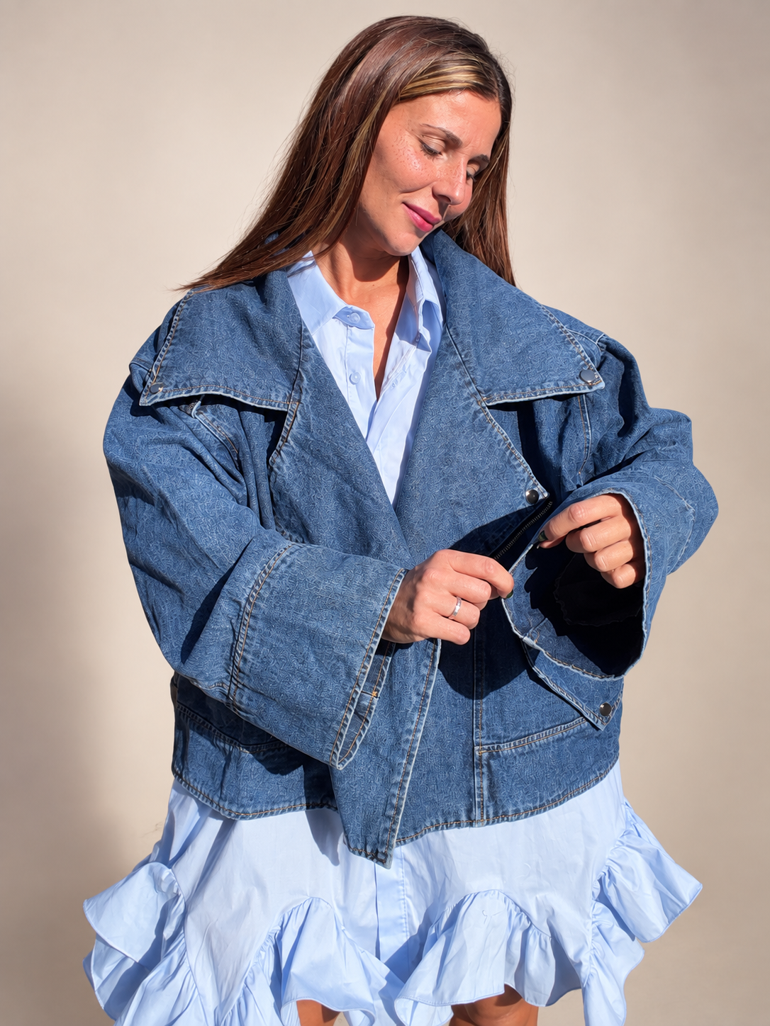 Trench en jean