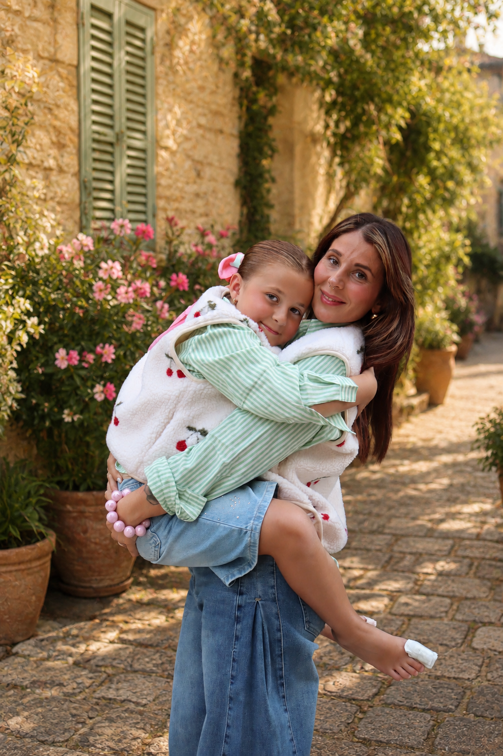 Gilet cerise enfant