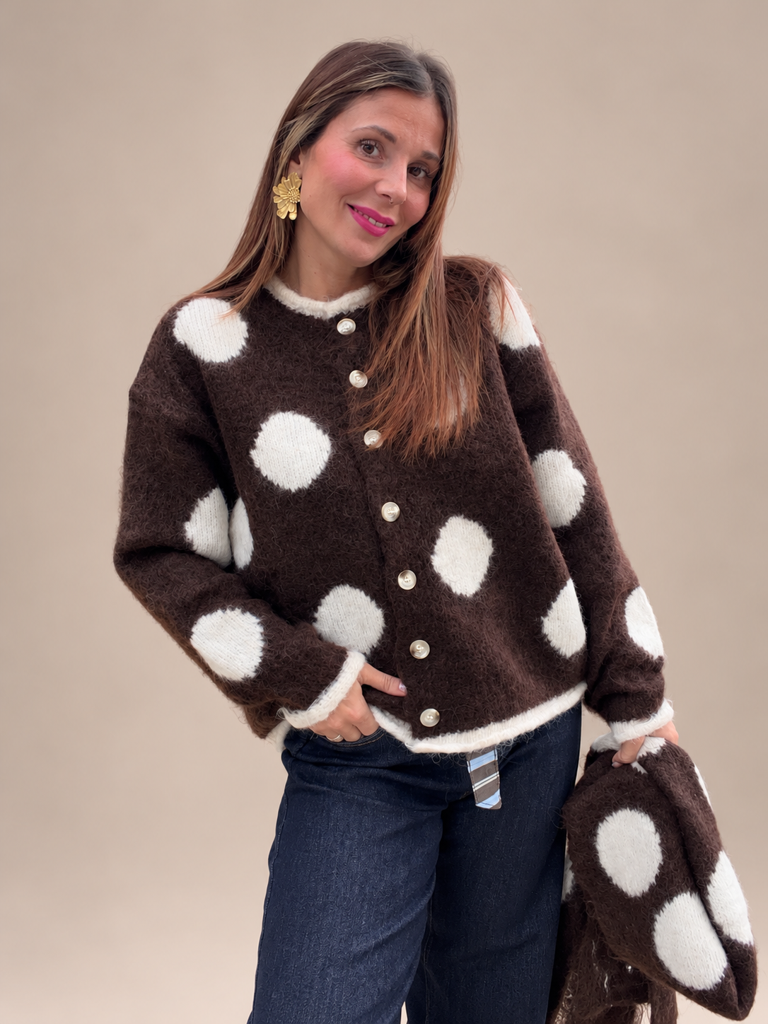 Gilet écharpe Hanaé